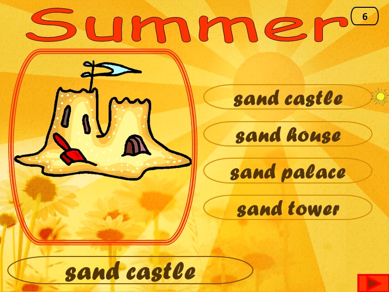 Summer sand castle sand house sand palace sand tower sand castle 6